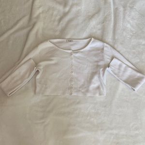White Crop Top John Gait